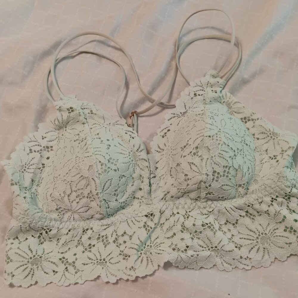 Pink Victoria's Secret lace bralette